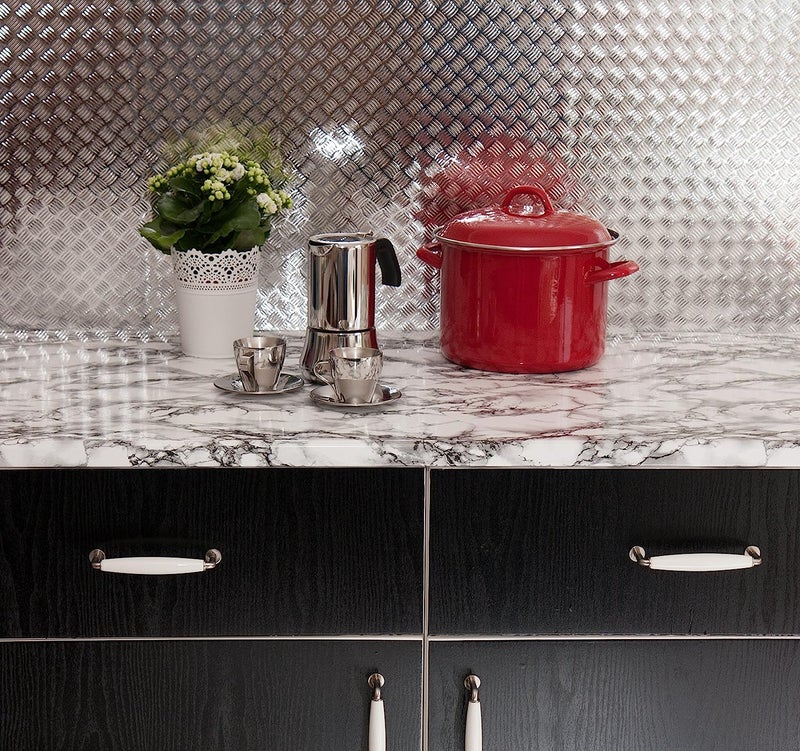 d-c-fix 346-0047 Decorative Self-Adhesive Film, Marble White, 17" x 78" Roll - Image 4